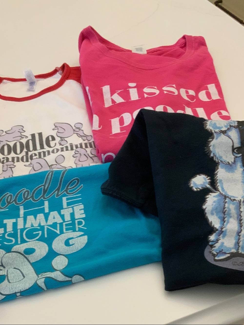 Poodle tee shirts